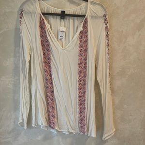 White Gap peasant top